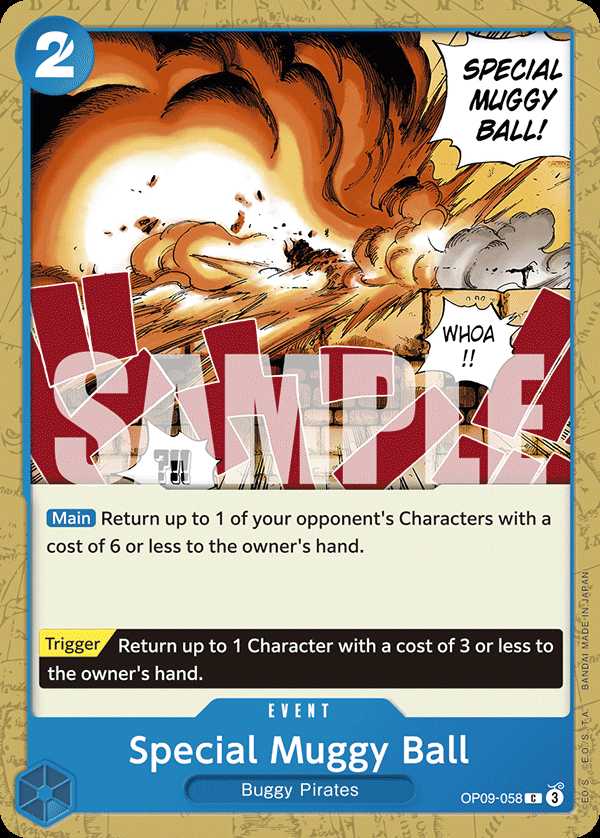 Carte One Piece Special Muggy Ball OP09-058 C Emperors In The New World Neuf EN LorenZone