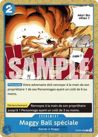 Carte One Piece Special Muggy Ball OP09-058 C Les Nouveaux Empereurs Neuf FR LorenZone