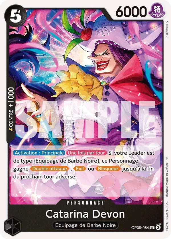 Carte One Piece Catarina Devon V1 - PRB02 - FR OP09-084 Peu Commune The Best Vol.2 Neuf FR LorenZone