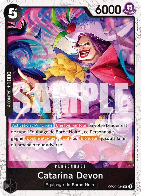 Carte One Piece OP09-084 Catarina Devon V2 | LorenZone