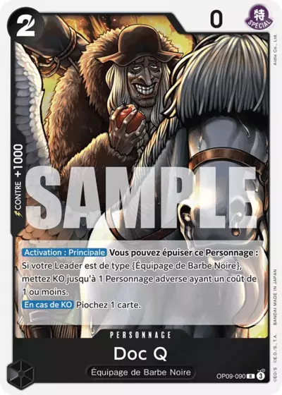 Carte One Piece Doc Q OP09-090 R Les Nouveaux Empereurs Neuf FR LorenZone