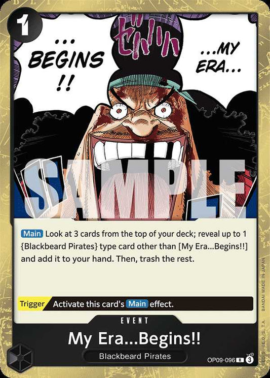 Carte One Piece My Era...Begins!! OP09-096 R Emperors In The New World Neuf EN LorenZone