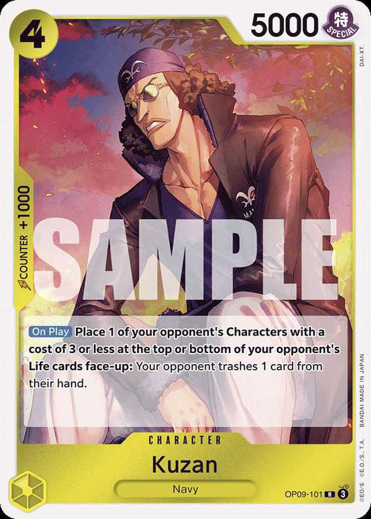 Carte One Piece Kuzan OP09-101 R Emperors In The New World Neuf EN LorenZone