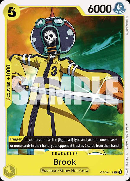 Carte One Piece Brook OP09-111 C Emperors In The New World Neuf EN LorenZone