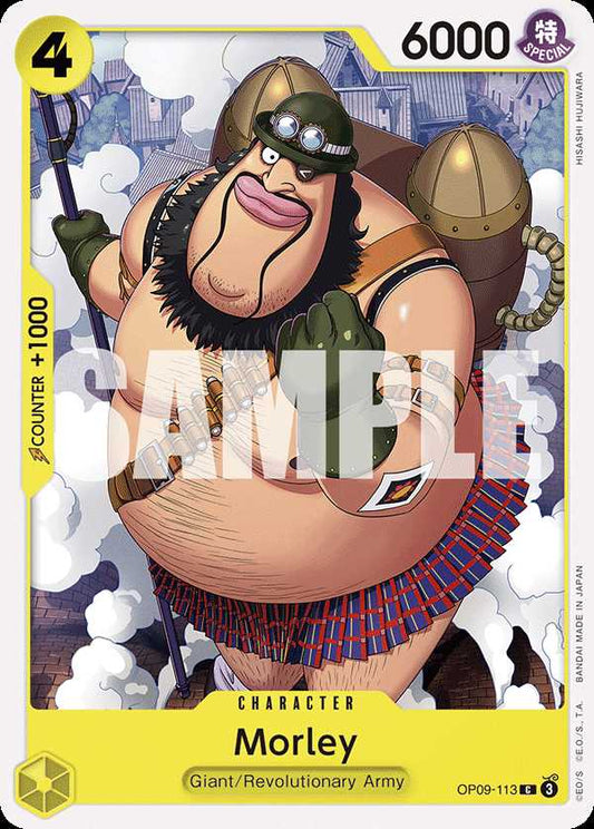 Carte One Piece Morley OP09-113 C Emperors In The New World Neuf EN LorenZone