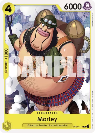 Carte One Piece Morley OP09-113 C Les Nouveaux Empereurs Neuf FR LorenZone