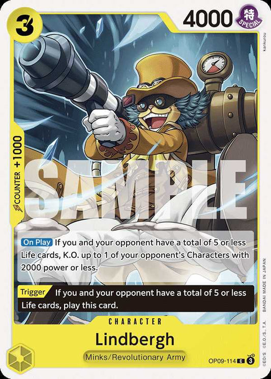 Carte One Piece Lindbergh OP09-114 C Emperors In The New World Neuf EN LorenZone