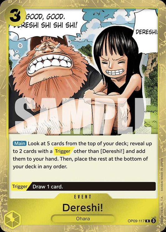 Carte One Piece Dereshi! OP09-117 R Emperors In The New World Neuf EN LorenZone