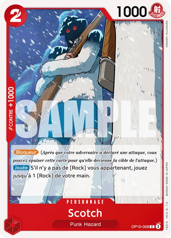 Carte One Piece Scotch - FR OP10-008 C Sang Royal Neuf FR LorenZone
