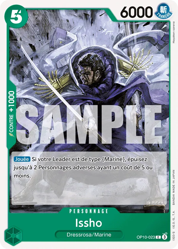 Carte One Piece Issho - FR OP10-023 C Sang Royal Neuf FR LorenZone