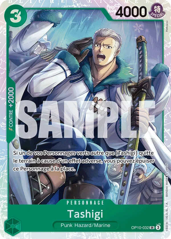 Carte One Piece Tashigi V1 - FR OP10-032 SR Sang Royal Neuf FR LorenZone