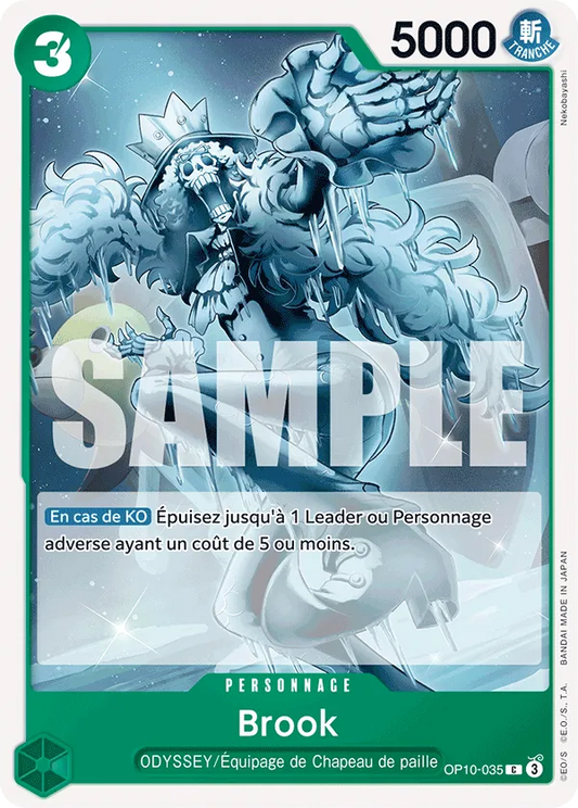Carte One Piece Brook - FR OP10-035 C Sang Royal Neuf FR LorenZone