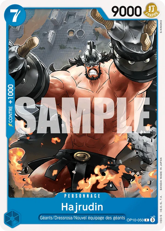 Carte One Piece Hajrudin - FR OP10-050 C Sang Royal Neuf FR LorenZone
