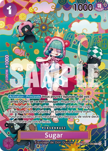 Carte One Piece Sugar OP10-065 - Les Sept de la Mer d'Azur