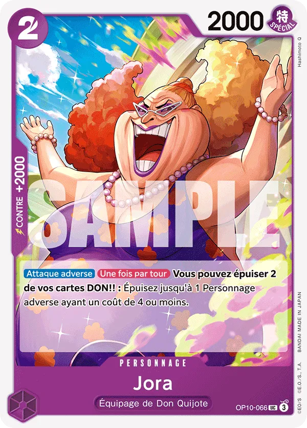 Carte One Piece Jora - FR OP10-066 UC Sang Royal Neuf FR LorenZone