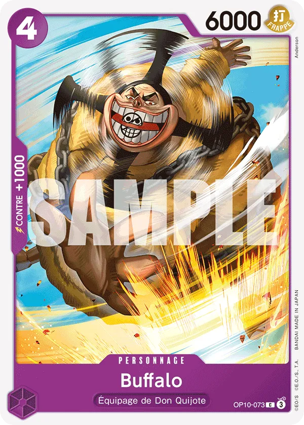 Carte One Piece Buffalo - FR OP10-073 C Sang Royal Neuf FR LorenZone