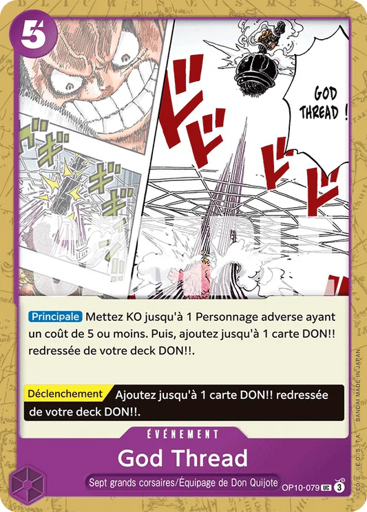Carte One Piece God Thread - FR OP10-079 UC Sang Royal Neuf FR LorenZone