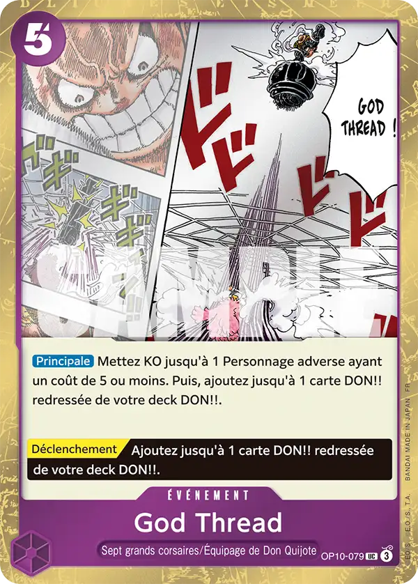 Carte One Piece OP10-079 God Thread V2 | LorenZone