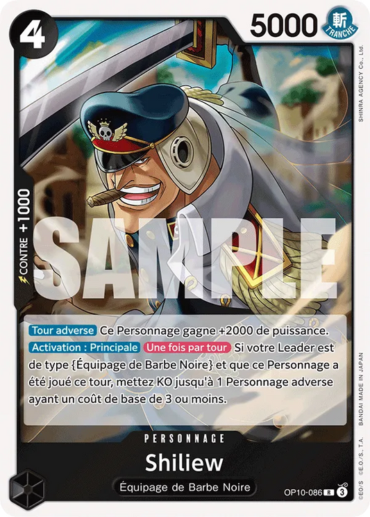 Carte One Piece Shiliew - FR OP10-086 R Sang Royal Neuf FR LorenZone