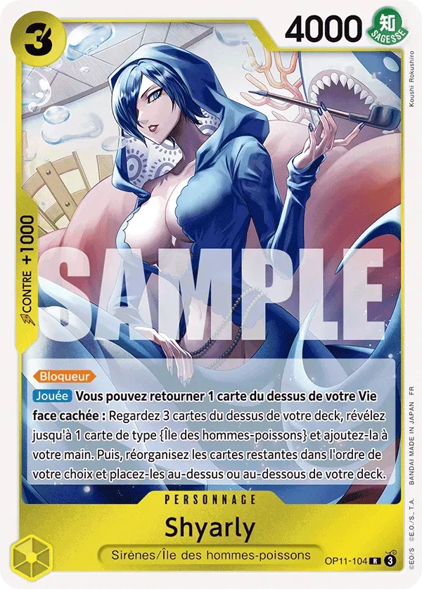 Carte One Piece Shyarly - FR OP11-104 R Des Poings Vifs Comme l'Éclair Neuf FR LorenZone