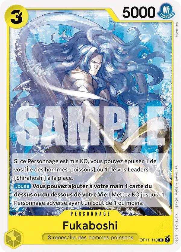 Carte One Piece Fukaboshi - FR OP11-110 CO Des Poings Vifs Comme l'Éclair Neuf FR LorenZone