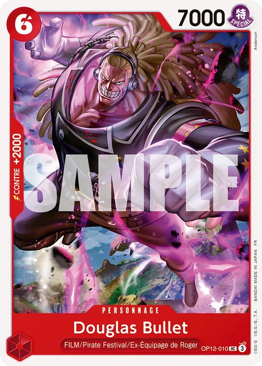 Carte One Piece Douglas Bullet - FR OP12-010 UC L'héritage du Maître Neuf FR LorenZone