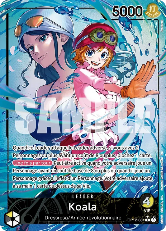 Carte One Piece Koala V2 - FR OP12-081 L-P L'héritage du Maître Neuf FR LorenZone