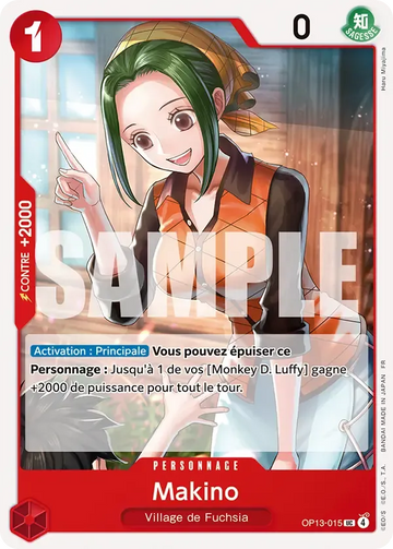Carte One Piece Makino OP13-015 - Successeurs