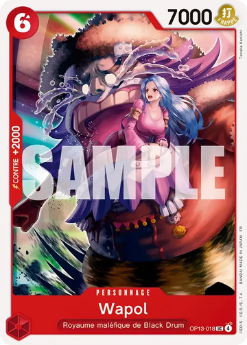 Carte One Piece Wapol OP13-018 - Successeurs