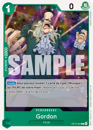Carte One Piece Gordon OP13-024 - Successeurs