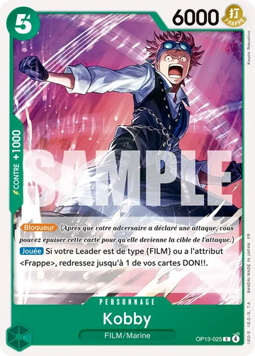 Carte One Piece Kobby OP13-025 - Successeurs