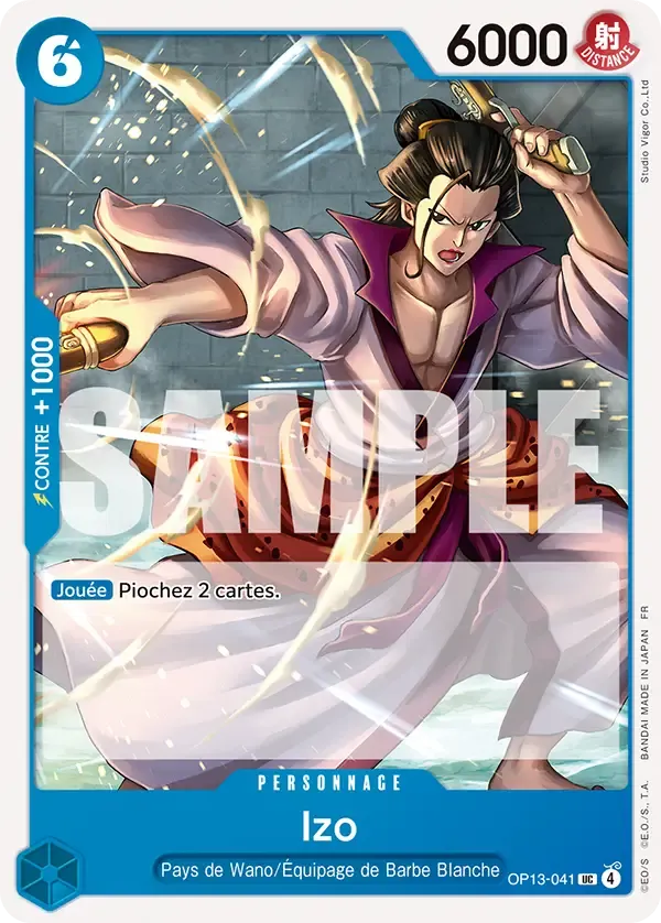 Carte One Piece Izo - FR OP13-041 UC Successeurs Neuf FR LorenZone