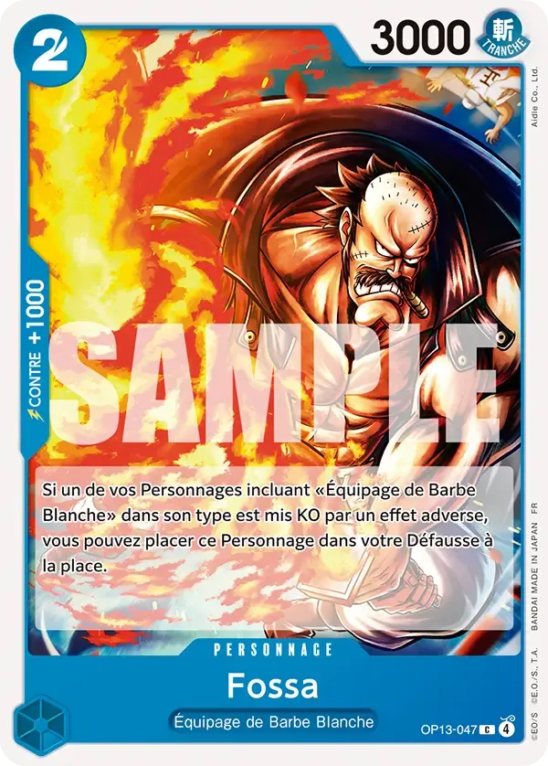 Carte One Piece Fossa - FR OP13-047 CO Successeurs Neuf FR LorenZone