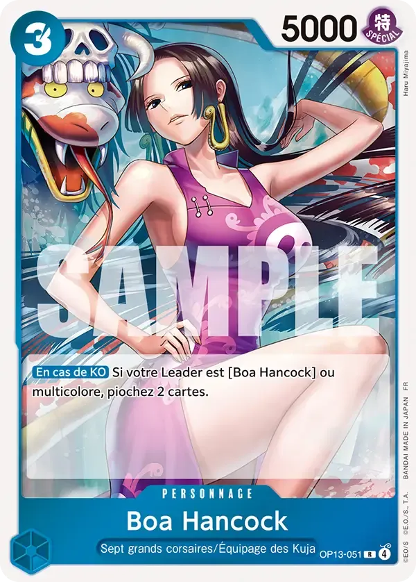 Carte One Piece Boa Hancock V1 - FR OP13-051 R Successeurs Neuf FR LorenZone