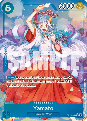 Carte One Piece Yamato OP13-054 V2 - Successeurs