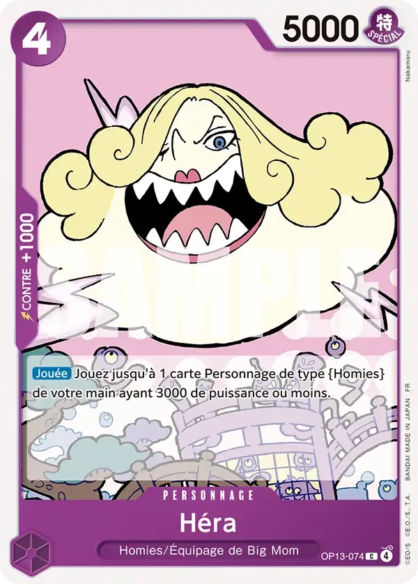 Carte One Piece Héra - FR OP13-074 CO Successeurs Neuf FR LorenZone