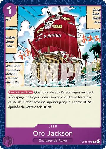 Carte One Piece Oro Jackson OP13-078 - Successeurs