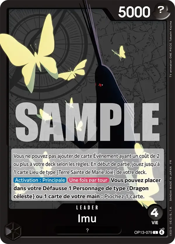 Carte One Piece Imu V1 - FR OP13-079 L Successeurs Neuf FR LorenZone
