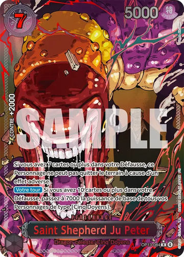 Carte One Piece Saint Shepherd Ju Peter OP13-084 V3 - Successeurs