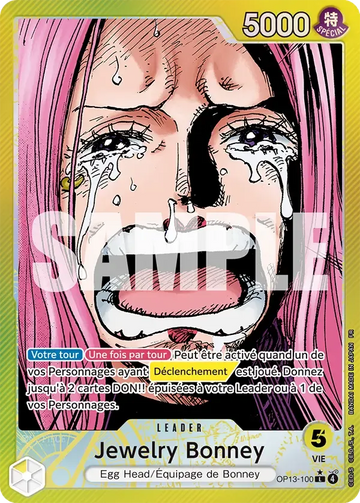 Carte One Piece Jewelry Bonney OP13-100 V2 - Successeurs