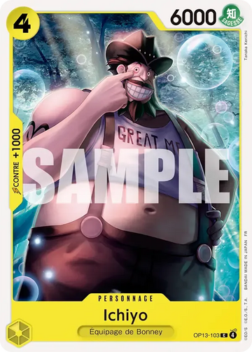 Carte One Piece Ichiyo OP13-103 - Successeurs