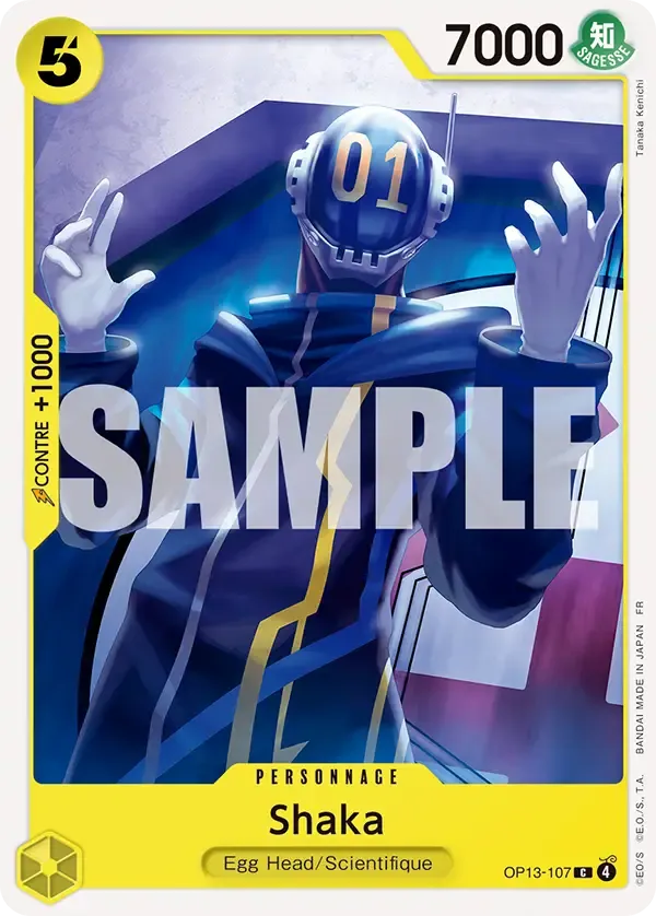 Carte One Piece Shaka - FR OP13-107 CO Successeurs Neuf FR LorenZone