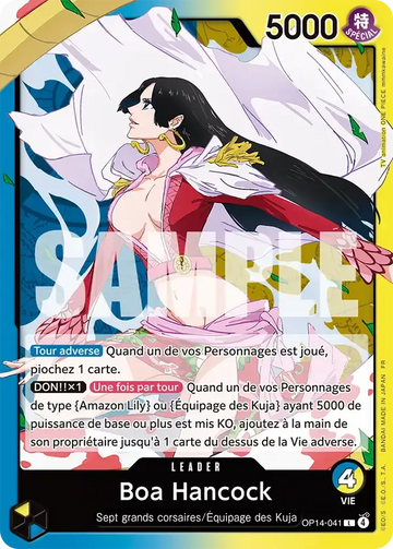 Carte One Piece Boa Hancock OP14-041 V1 - Les Sept de la Mer d'Azur