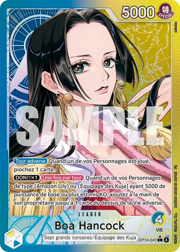Carte One Piece Boa Hancock OP14-041 V2 - Les Sept de la Mer d'Azur