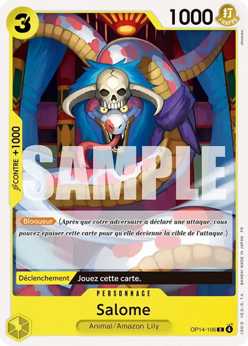 Carte One Piece Salome OP14-106 - Les Sept de la Mer d'Azur