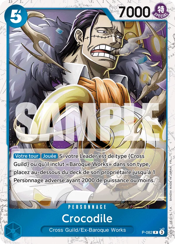 Carte One Piece P-082 Crocodile V2 | LorenZone