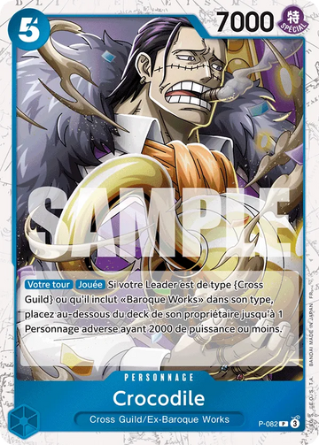 Carte One Piece Crocodile P-082 V2 - The Best Vol.2