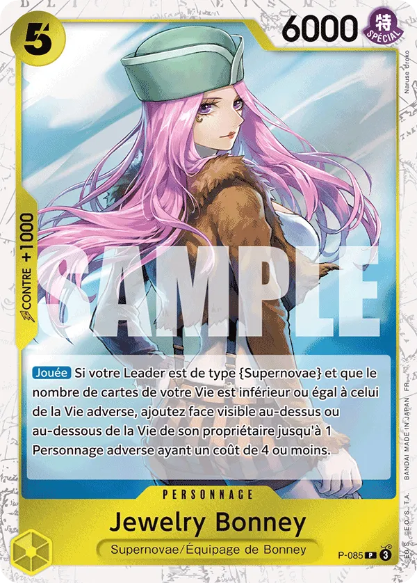 Carte One Piece P-085 Jewelry Bonney V2 | LorenZone