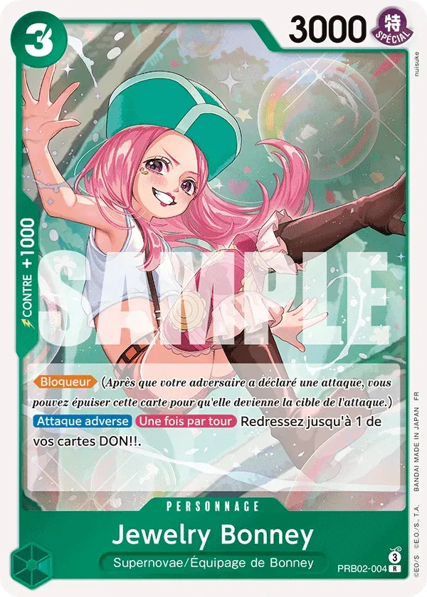 Carte One Piece Jewerly Bonney V1 - PRB02 - FR PRB02-004 Rare The Best Vol.2 Neuf FR LorenZone