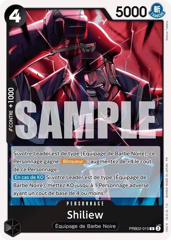 Carte One Piece Shiliew V1 - PRB02 - FR PRB02-015 Rare The Best Vol.2 Neuf FR LorenZone